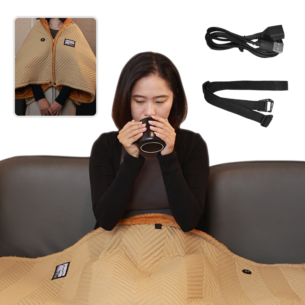 Electric travel blanket
