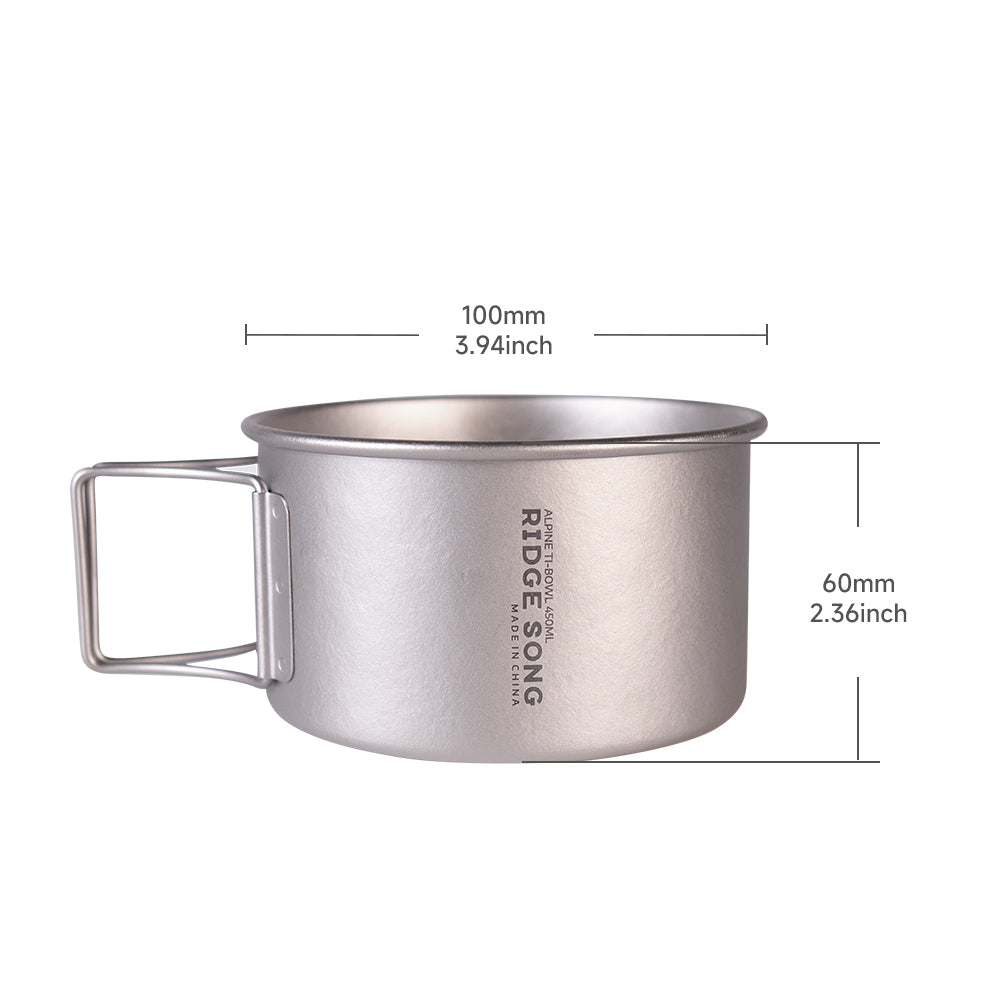 ALPINE Ti-BOWL450ML - RidgeSong