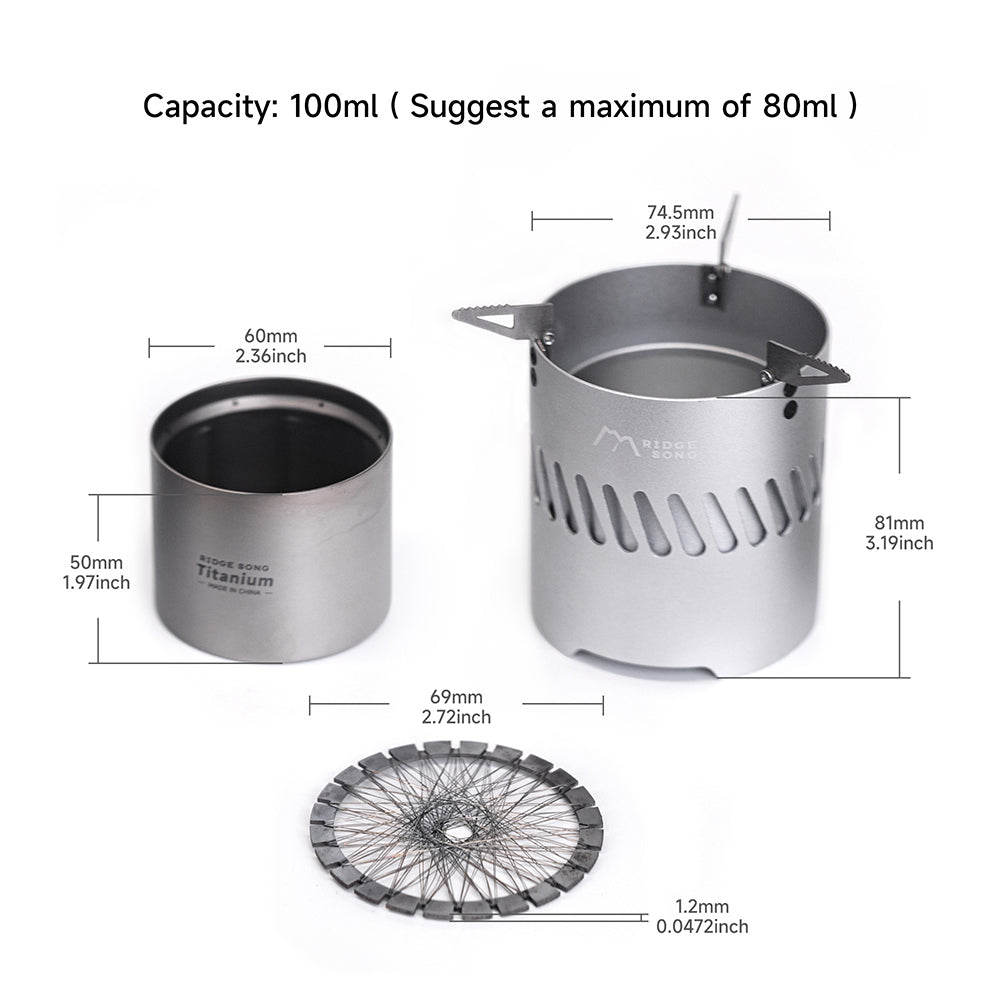 Blaze Turbo Alcohol Stove – RidgeSong