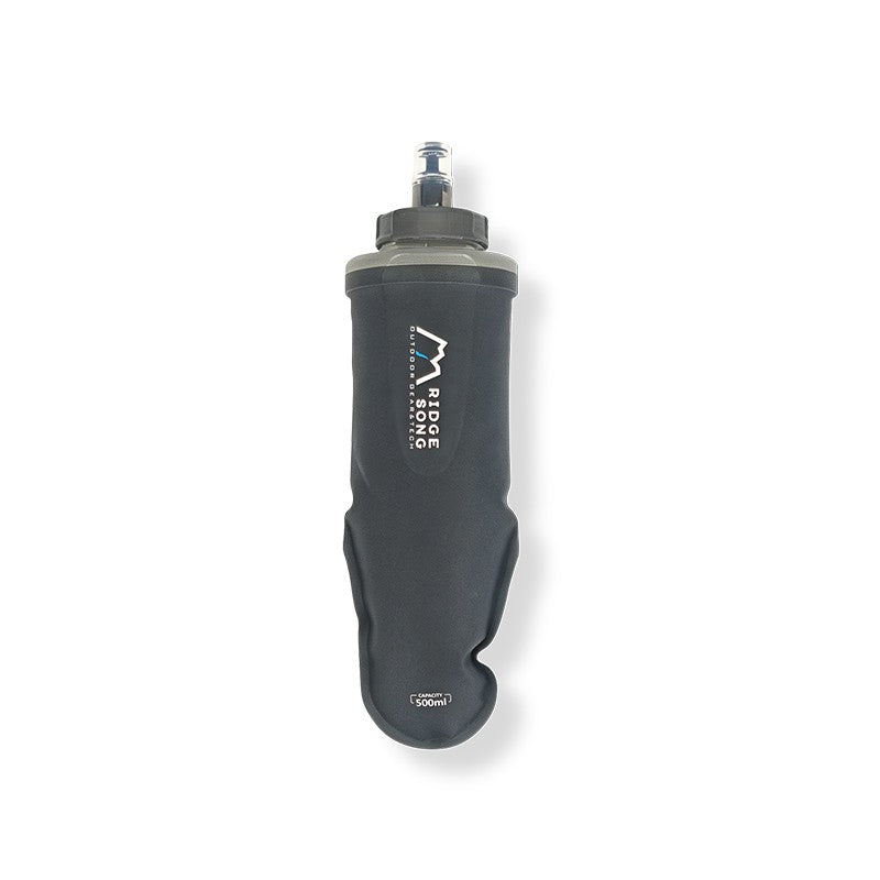 RidgeSong 500 ml collapsible soft flask in Olive Black