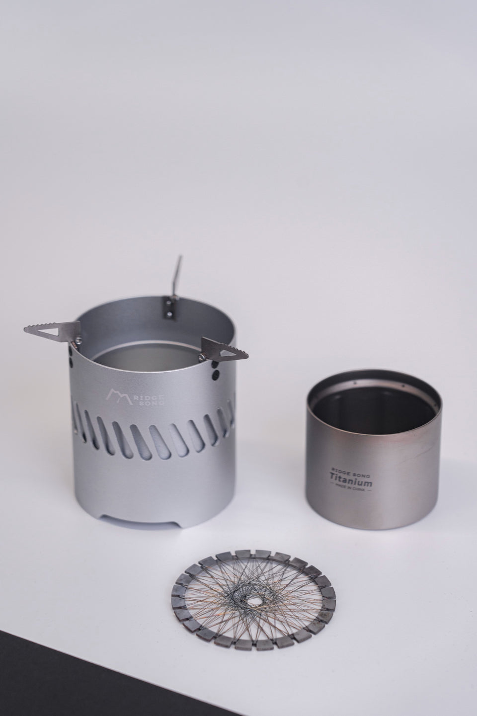 Blaze wind-shield body, titanium burn chamber and energy mesh
